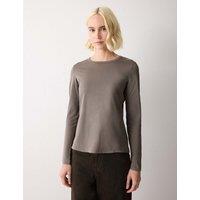 Jigsaw Pure Cotton T-Shirt Grey