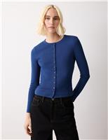 Cotton Rich Textured Button Through Top