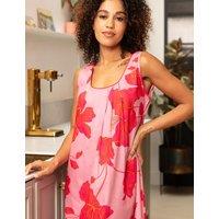 Cyberjammies Cotton Modal Floral Short Nightdress Pink