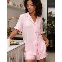 Cyberjammies Jersey Revere Shortie Set Light Pink