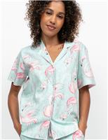 Cotton Modal Flamingo Pyjama Top