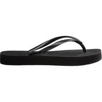 HAVAIANAS Slim Flatform Flip Flops Black