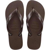 HAVAIANAS Flat Flip Flops Dark Brown