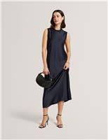 Knitted Back Maxi Slip Dress