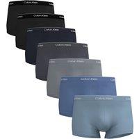 Calvin Klein 7 Pack Icon Cotton Stretch Trunks Blue Mix