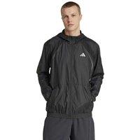 Adidas Tech Apparel Hooded Windbreaker Sports Jacket Black