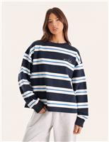 Pure Cotton Striped Top
