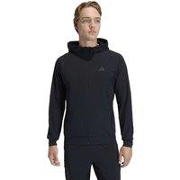 Adidas Half-Zip Hoodie with Cotton Black