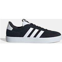 Adidas VL Court 3.0 Leather Trainers Black Mix