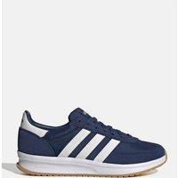 Adidas Run 70S 2.0 Leather Trainers Dark Blue