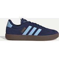 Adidas VL Court 3.0 Leather Trainers Dark Blue
