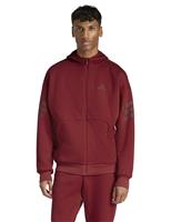 Adidas Future Icons Cotton Blend Zip Up Hoodie Medium Grey