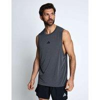 Adidas Logo Tank Top Grey Marl