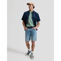 Lee 5 Pocket Denim Shorts Light Blue