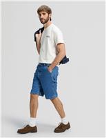 Lee Pure Cotton Denim Shorts Blue Denim
