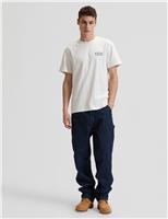 Lee Pure Cotton Slogan T-Shirt White