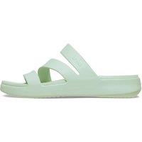 Crocs Getaway Strappy Flat Sandals Green