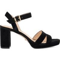 Dune London Sparkle Block Heel Sandals Black