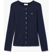 Lacoste Pure Cotton Cardigan Navy