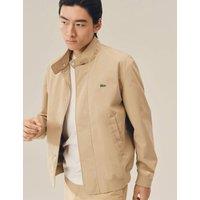 Lacoste Twill Harrington Jacket Light Brown