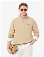 Pure Cotton Half Zip Sweatshirt