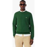 Lacoste Cotton Rich Fleece Crew Neck Sweatshirt Green