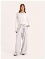 Pure Cotton Elasticated Waist Joggers