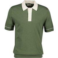 GANT Cotton Modal Knitted Polo Shirt Green