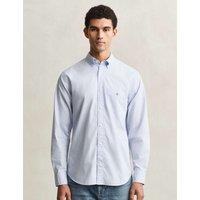 GANT Regular Fit Pure Cotton Poplin Oxford Shirt Light Blue