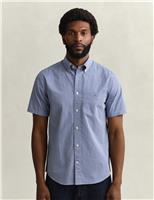 Regular Fit Pure Cotton Gingham Oxford Shirt