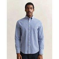 GANT Regular Fit Pure Cotton Gingham Shirt Blue