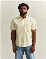 GANT Regular Fit Pure Cotton Oxford Shirt Pink