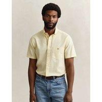 GANT Regular Fit Pure Cotton Oxford Shirt Yellow