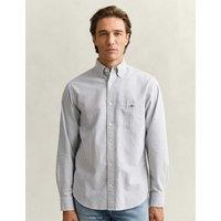 GANT Regular Fit Pure Cotton Striped Oxford Shirt Blue Mix