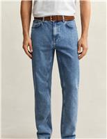 Regular Fit Clean Wash 5 Pocket Jeans