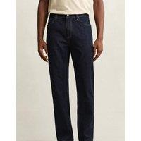 GANT Regular Fit Clean Wash 5 Pocket Jeans Dark Navy