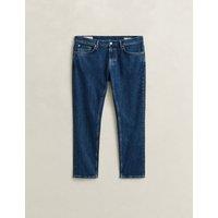 GANT Slim Fit Clean Wash 5 Pocket Jeans Light Blue