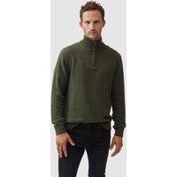 Rodd & Gunn Merrick Bay Pure Cotton Half Zip Jumper Jade