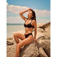 Boux Avenue Riad Wired Ring Detail V-Neck Bikini Top (B-F) Black