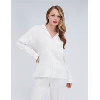Boux Avenue Pure Cotton Heart Pyjama Set White Mix