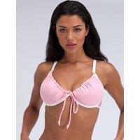 Boux Avenue Ibiza Wired Plunge Bikini Top (B-G) Pink Mix