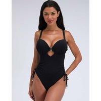 Boux Avenue Marrakech Wired Padded Push-Up Swimsuit (B-DD) Black