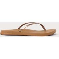 REEF Cushion Slim Flip Flops Brown Mix