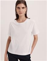SABA Pure Cotton Crew Neck T-Shirt White
