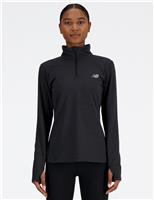 New Balance Sport Essentials Space Dye Half Zip Sweatshirt Black