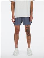 Woven Stretch Zip Pocket Running Shorts