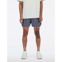New Balance Woven Stretch Zip Pocket Running Shorts Medium Grey