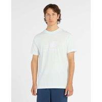 New Balance Crew Neck Logo Graphic T-Shirt Light Blue
