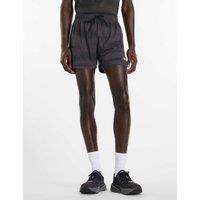 New Balance Printed Stretch Zip Pocket Running Shorts Black/Grey