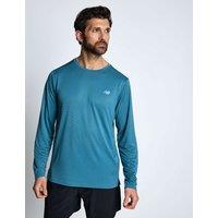 New Balance Essential Crew Neck Long Sleeve Top Teal